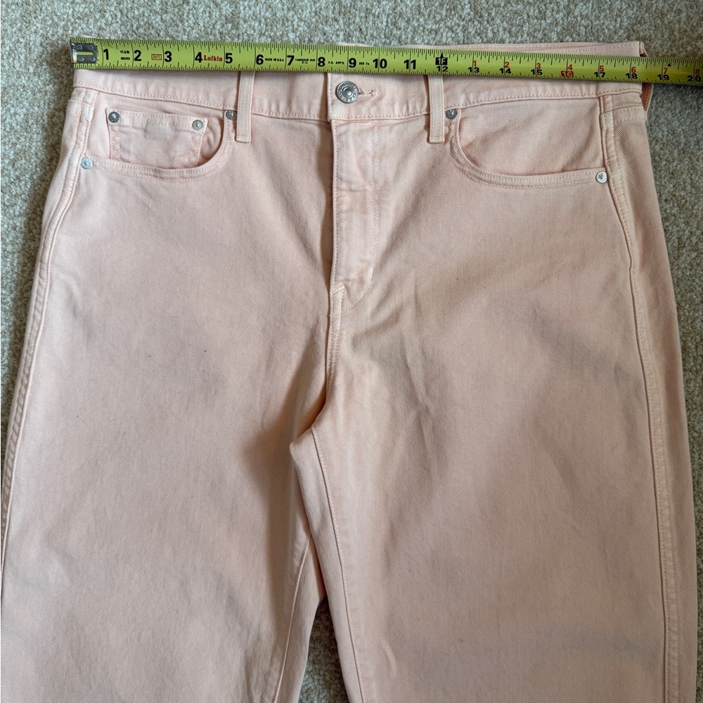 AYR All Year Round Peach The Beat Drop Straight Leg Jeans Size 32 *EUC* - Picture 7 of 10